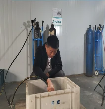 Nitrogen water leak test — High-pressure nitrogen water testing for applicable heat-pipe parts.